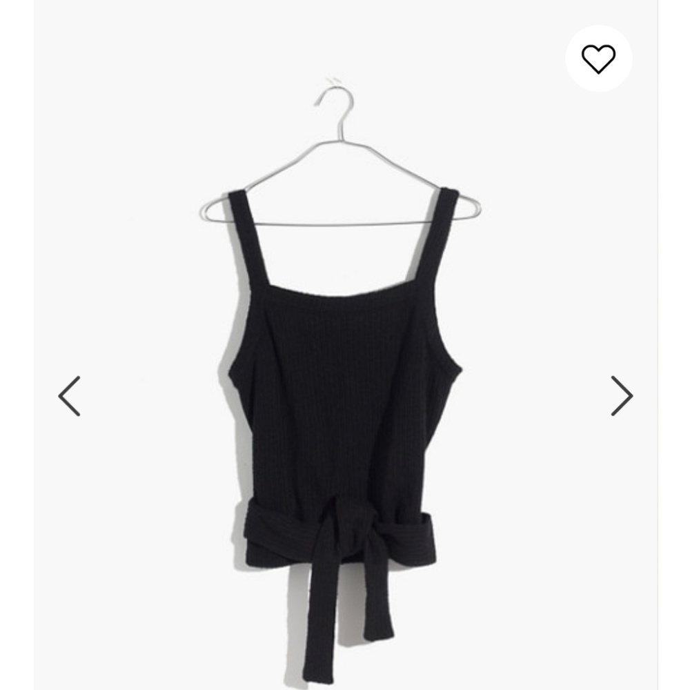 Texture & Thread Tie-Wrap Tank Top